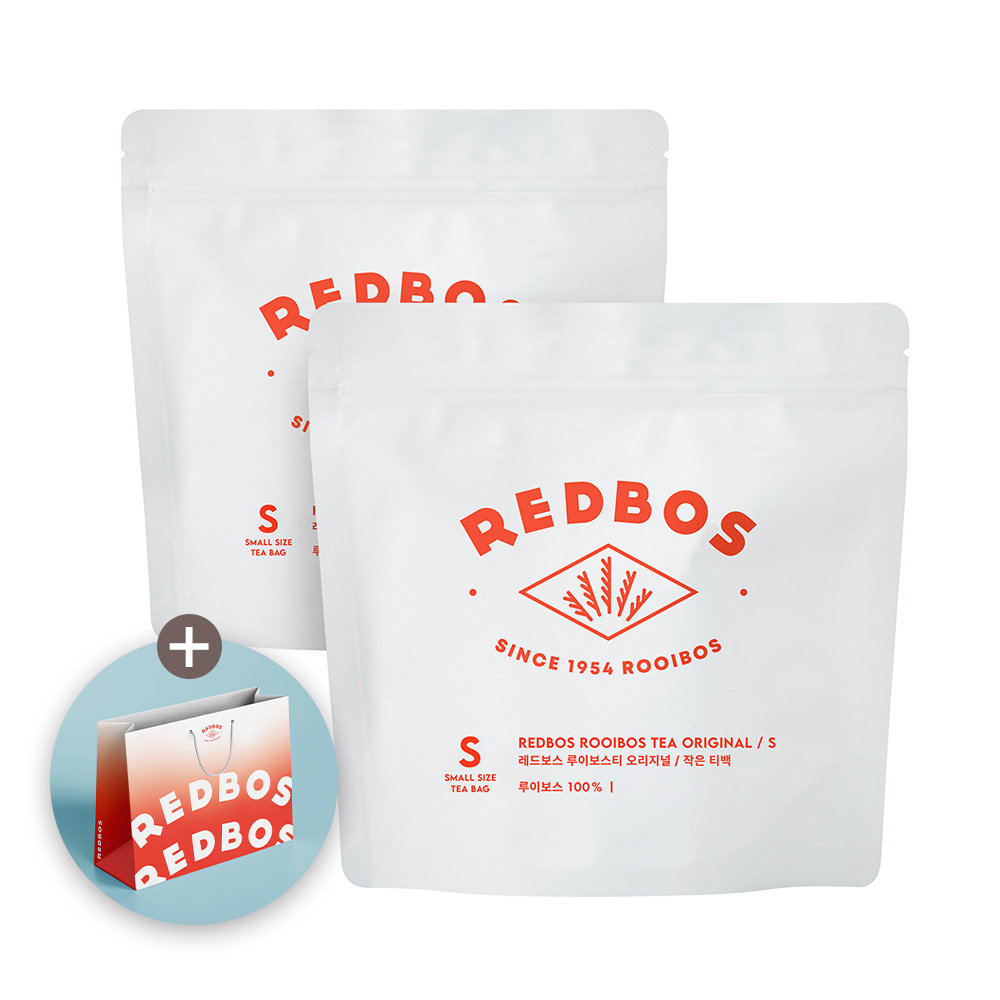 1+1 레드보스 루이보스 티 (쇼핑백 포함) 카페인 없는 임산부 차 선물 상세 이미지 2