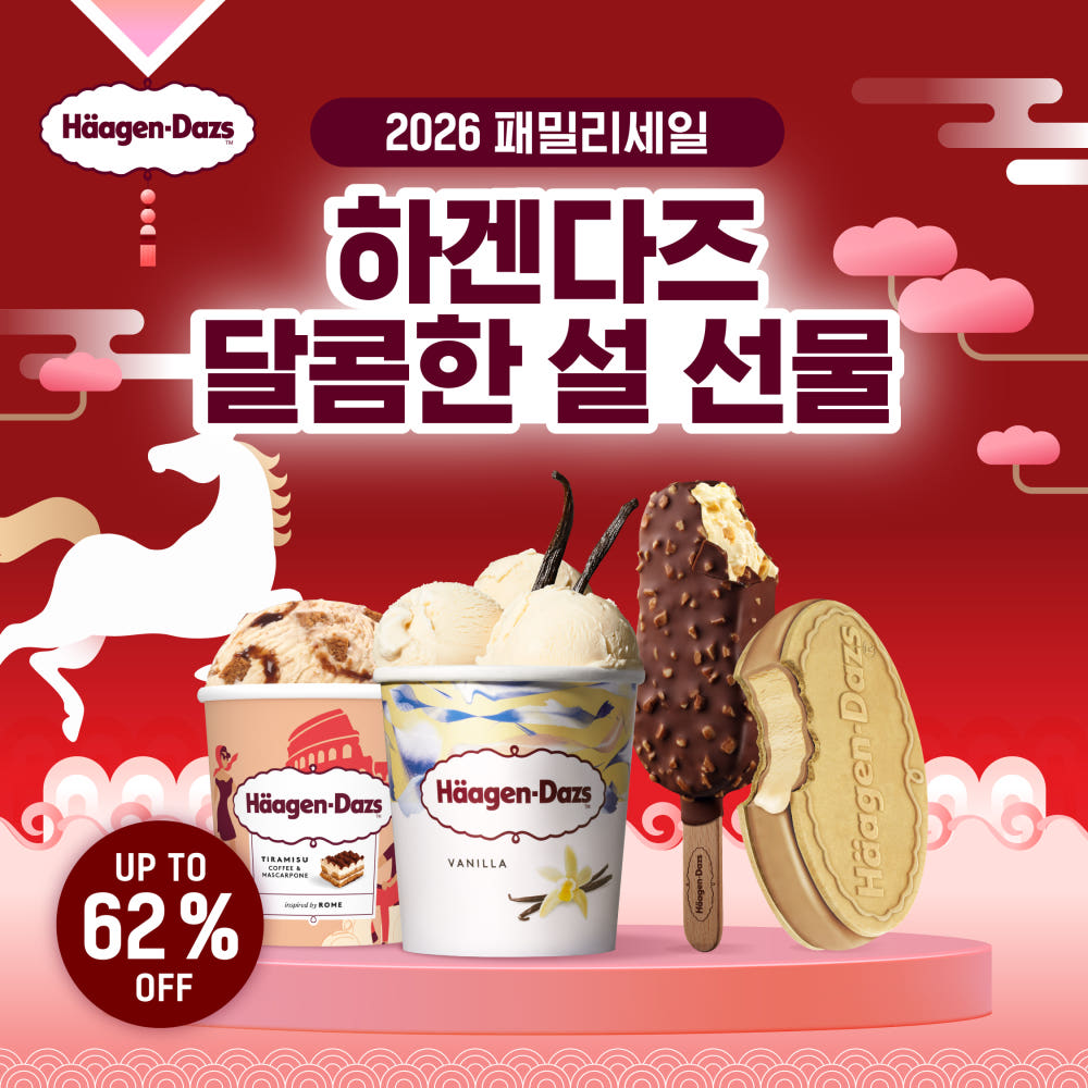 하겐다즈 파인트 5개 세트