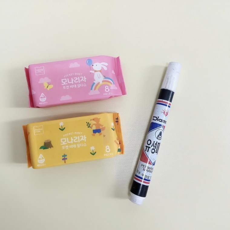 도모아 모나리자 포켓 비데 물티슈 8매 6입