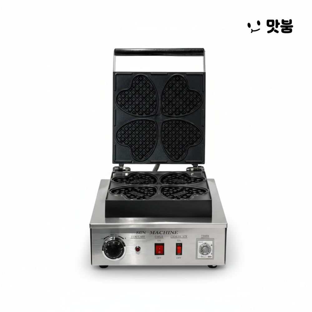 태양산업 사랑파이와플기계 전기식 국내제조 조리기 / WHR-350SH - 상품 이미지