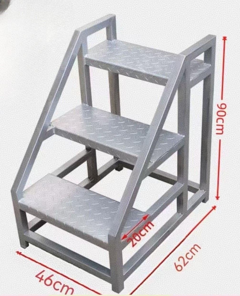 철제 사다리 안전 발판 식 알루미늄 계단 난간 철 작업 디딤대 - 상품 이미지
