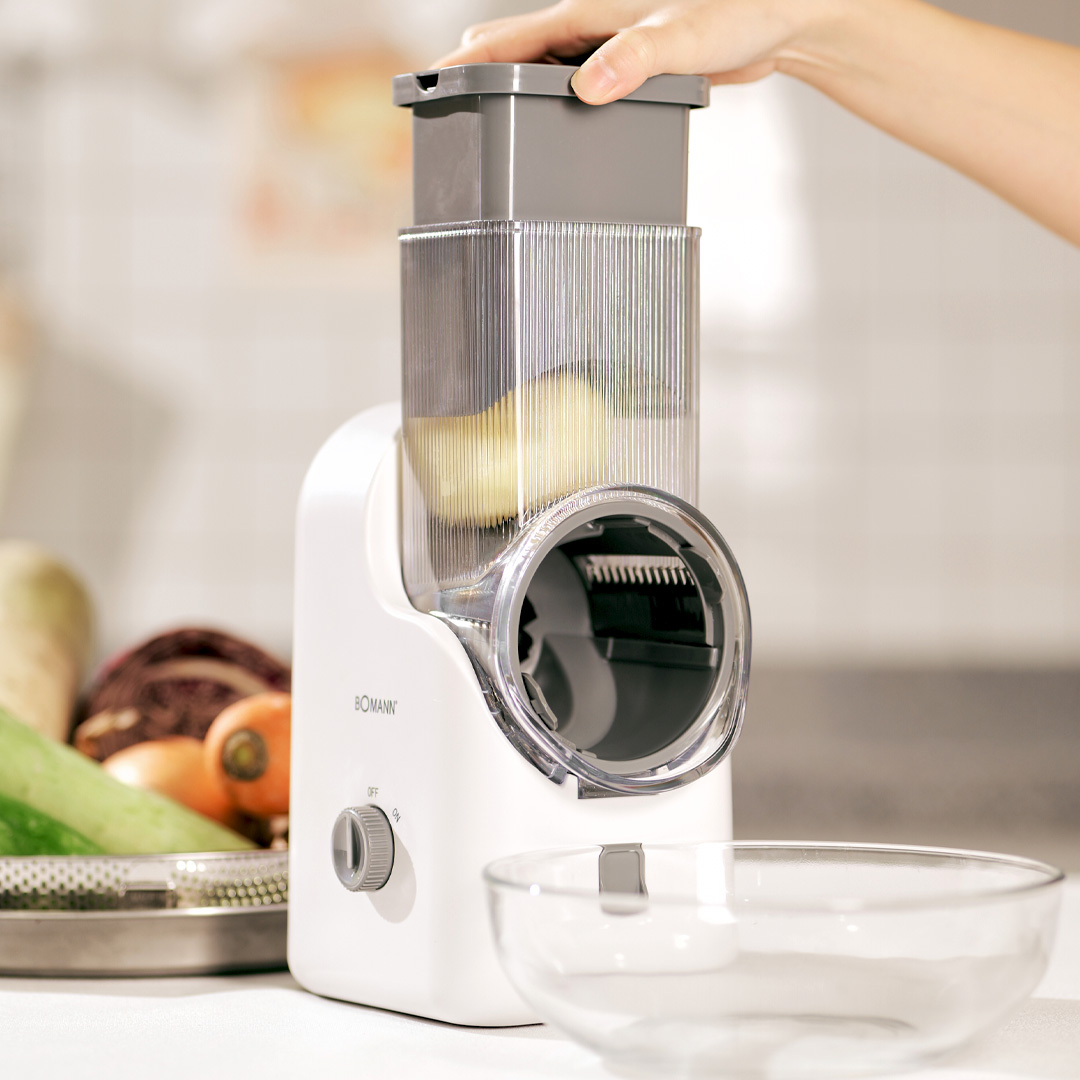 보만 전동 채칼 오토슬라이서 2세대 자동 야채 당근 채썰기 다지기 ASL286DTW (채칼 5종 포함) 상세 이미지 6