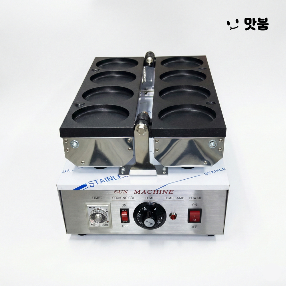 태양산업 호떡기계 4구 전기식 국내제조 조리기 / HBR-350S - 상품 이미지