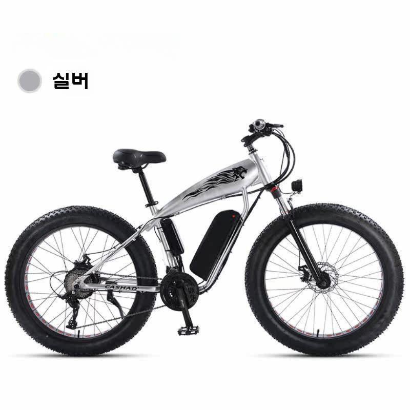 24/26인치 광폭타이어 전기자전거 펫바이크 펫타이어 27단 변속 - 상세 이미지 3