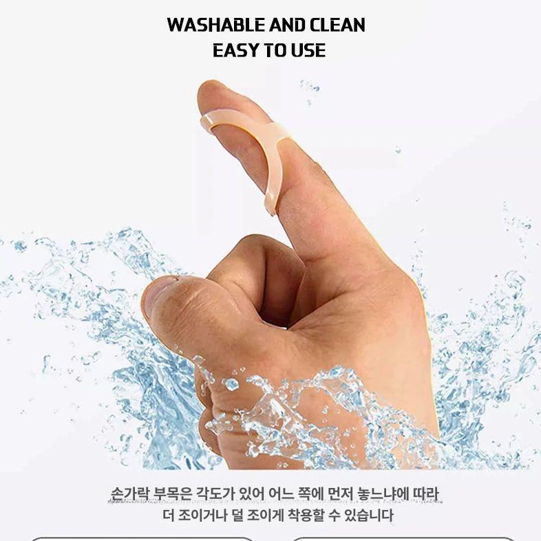 손가락 부목 지지대 새끼손가락 굽힘방지 휜손가락 교정기 스킨톤 1 - 상세 이미지 4