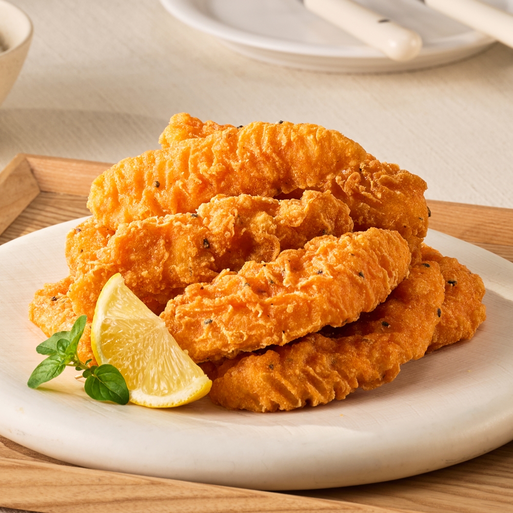 바삭한 우리밀 오곡 치킨텐더 1kg x 10개 업소용 텐더스틱 순살치킨 국내산 닭안심 - 상세 이미지 2