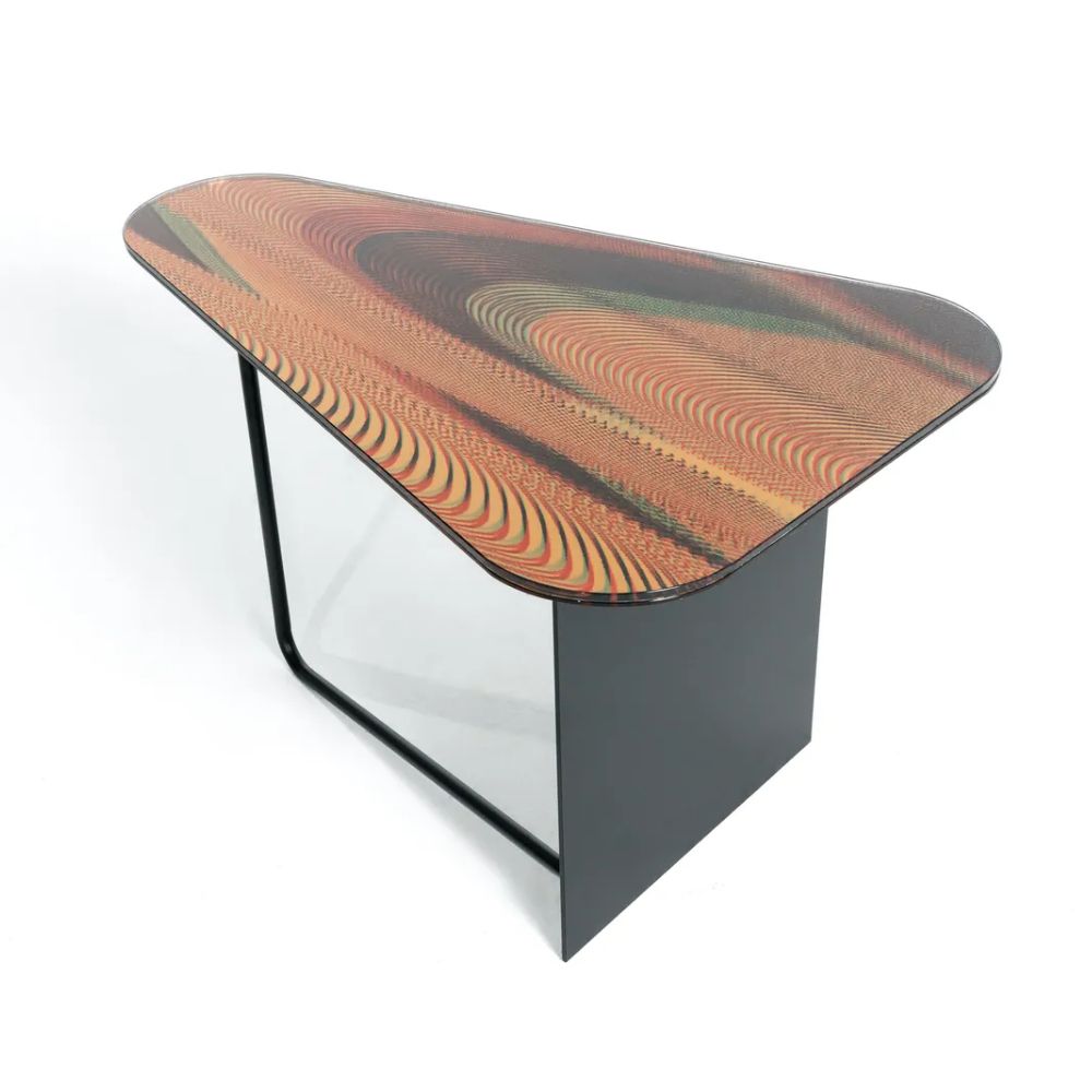 [아델쏘마] ADELSOMA SATURN 세턴 550 패턴테이블 유리테이블 오브제테이블