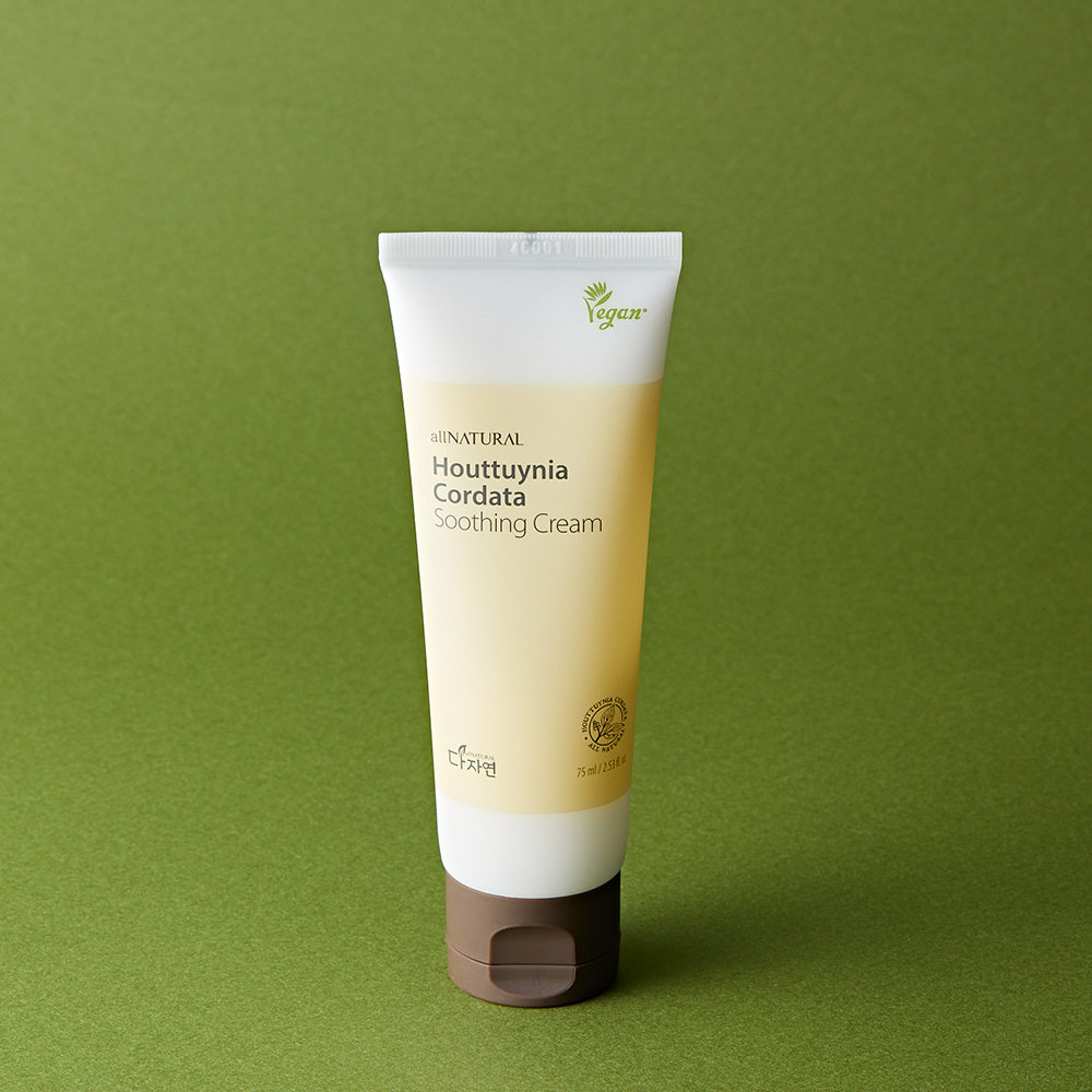 자연의벗 다자연 어성초 수딩 크림 75ml 여드름 남녀공용 피부 보습 진정 수분 비건 - 상세 이미지 4