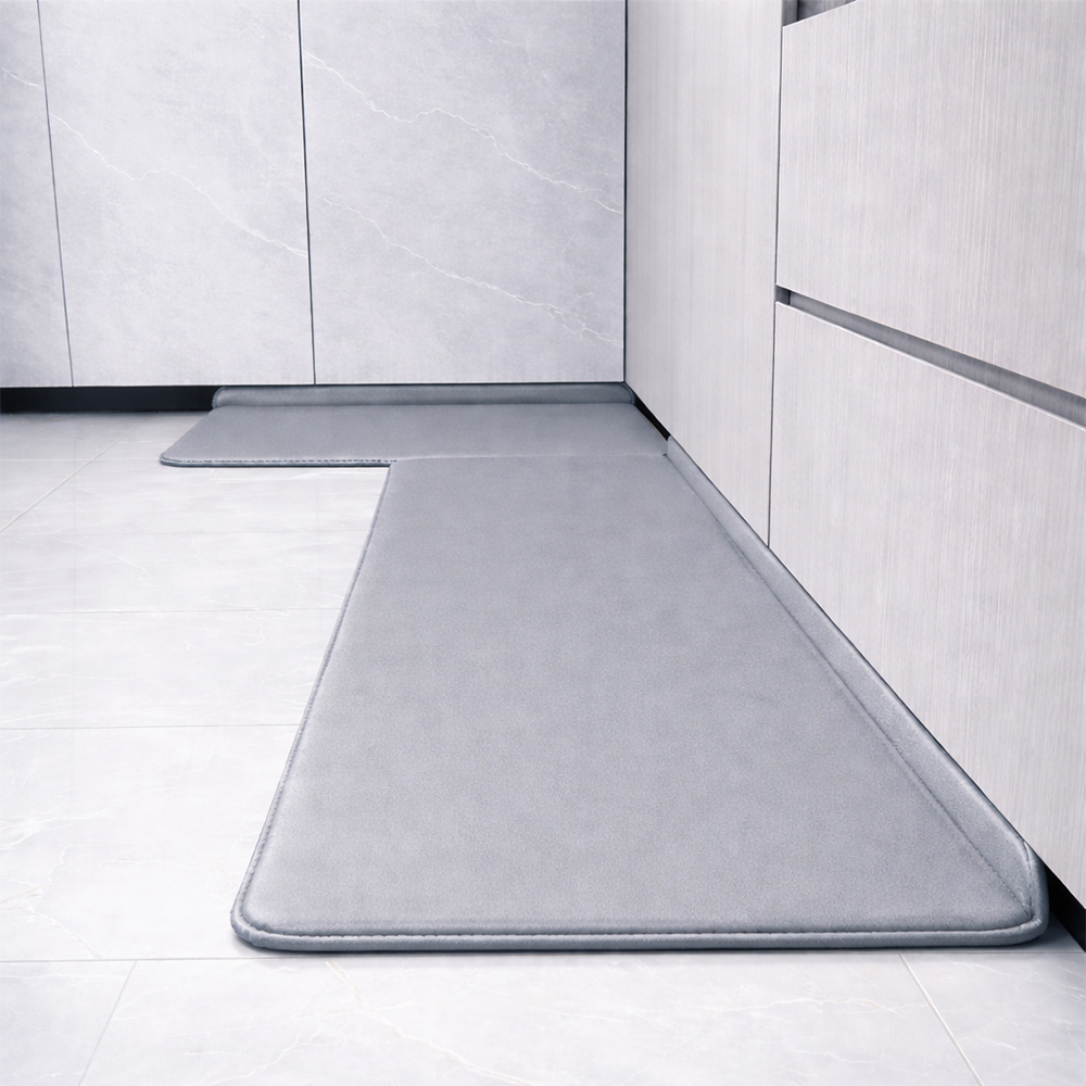 주방발매트 PVC 싱크대 두꺼운 고급 미끄럼방지 바닥매트 발판 대형 피로 방지 방수 중형