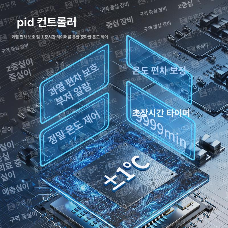 실험실 항온항습기 생화학 연구용 클린룸용 배양기 세균 dhg - 9013a 16l 스테인리스스틸 - 상세 이미지 5