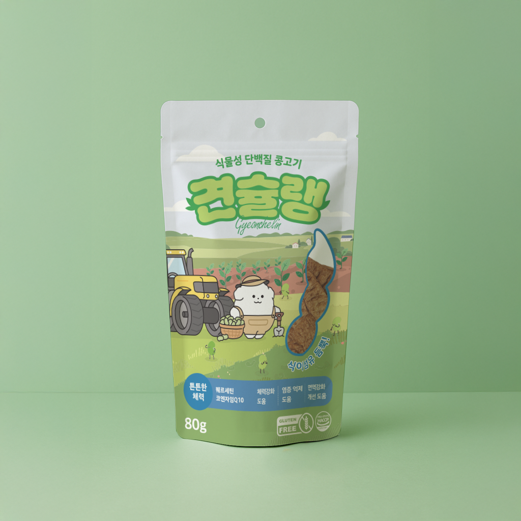 견슐랭 콩고기 면역개선 80g (튼튼한 체력) - 상품 이미지