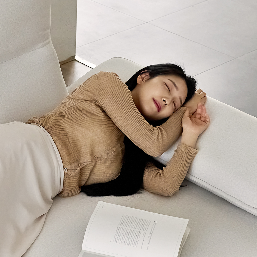 빅토리아 패브릭 기능성 이지클린 스윙 소파 스툴포함, 아이보리, 코너형 이미지 7