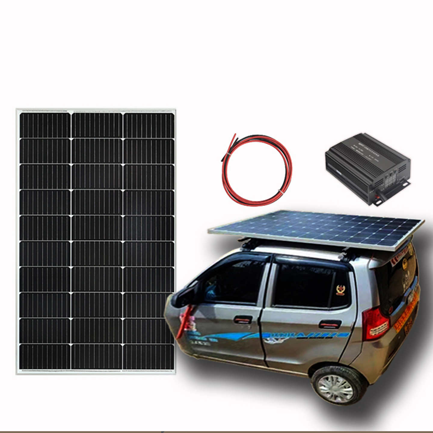 태양광 충전기 야외용 캠핑용 태양열 충전 패널 컨트롤러 200W 0.88 x 1.2m - 상품 이미지
