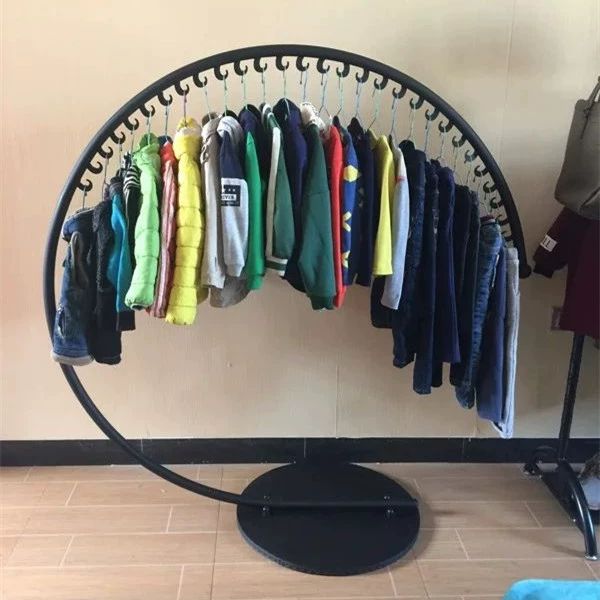 매장 이동식 가림막 대형 스탠딩 회전형 원형 선반 반원 화이트 - 상품 이미지