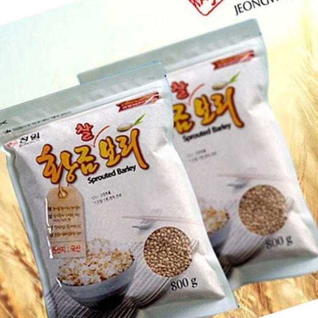국내산 발아 황금찰보리 1개 찰보리 보리쌀 황금보 - 상품 이미지