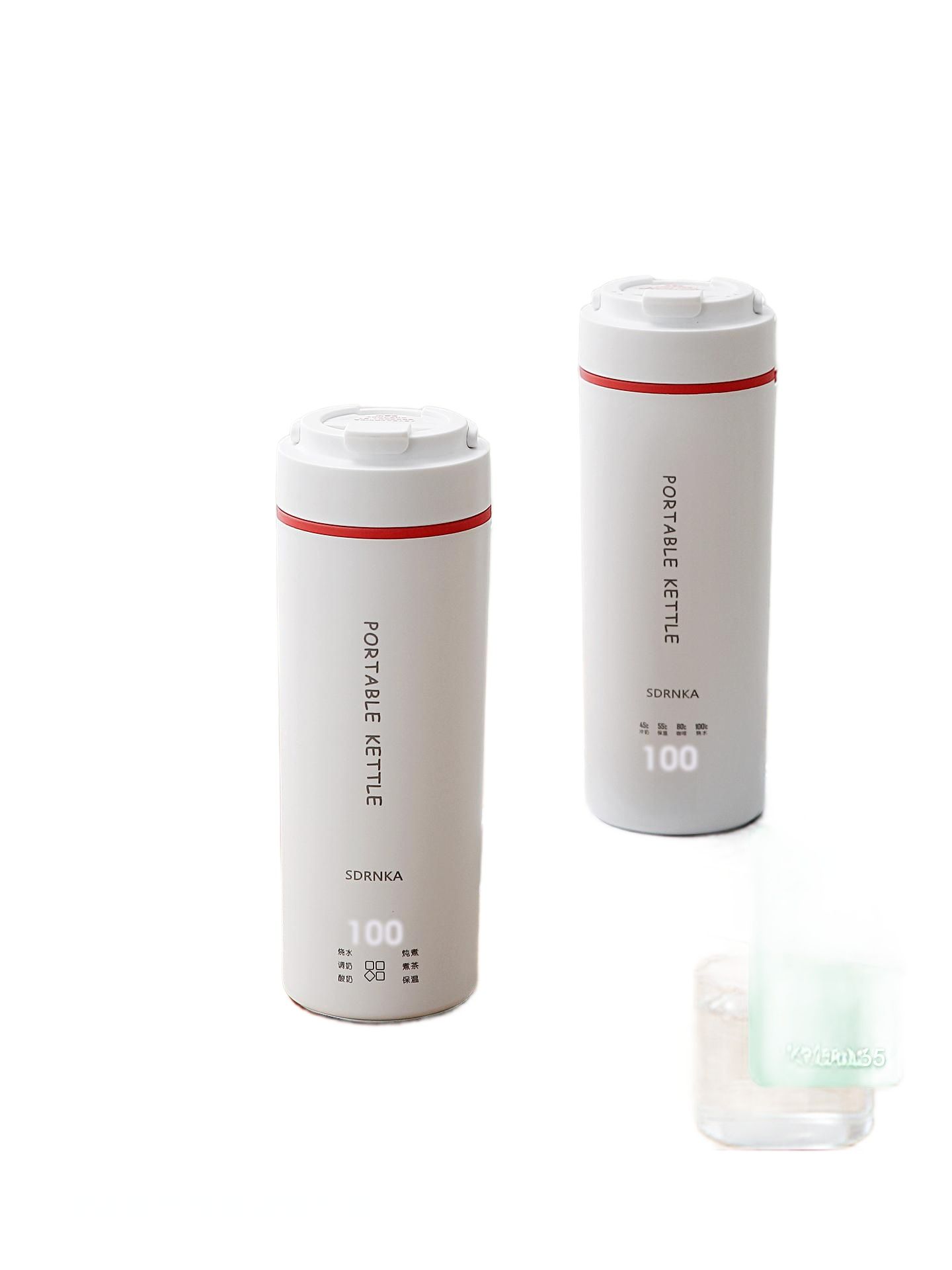 USB 전기포트 텀블러 스텐 여행용 일체형 주전자 끓임 + 304 - 상품 이미지