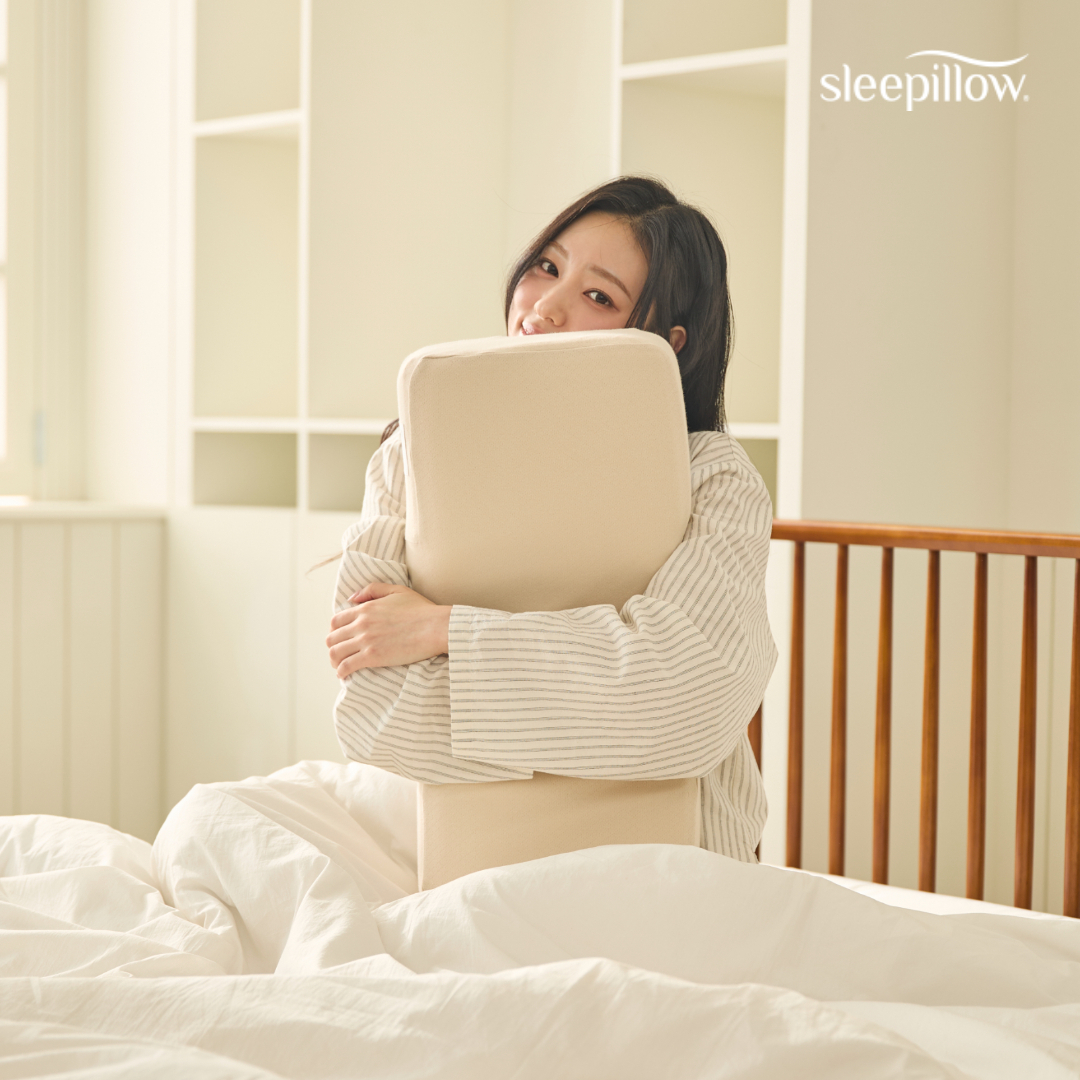 슬리필로우 낮은 경추베개 더 로우 오가닉코튼 목디스크 거북목 일자목 코골이 황토 기능성베개