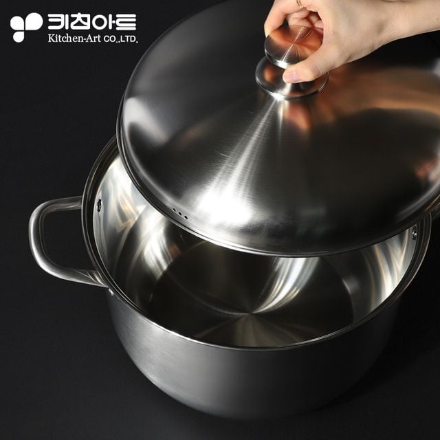 키친아트 대용량 304스텐 인덕션냄비 빨래삶는냄비 대형 곰솥 들통 - 상세 이미지 2
