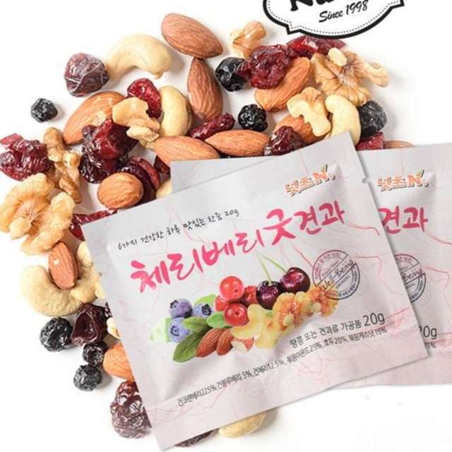매일 하루한줌 혼합견과 체리베리굿 14봉 2주 - 상품 이미지