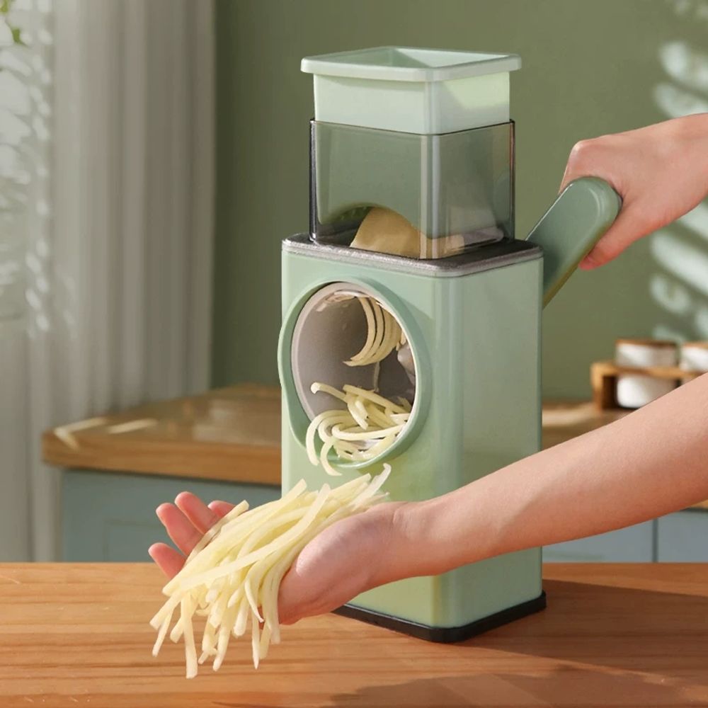리멤버셀 김장무채써는기계 회오리감자칼 무생채채칼 무채칼 채썰기기계 A. 야채 절단기 녹색 - 상품 이미지