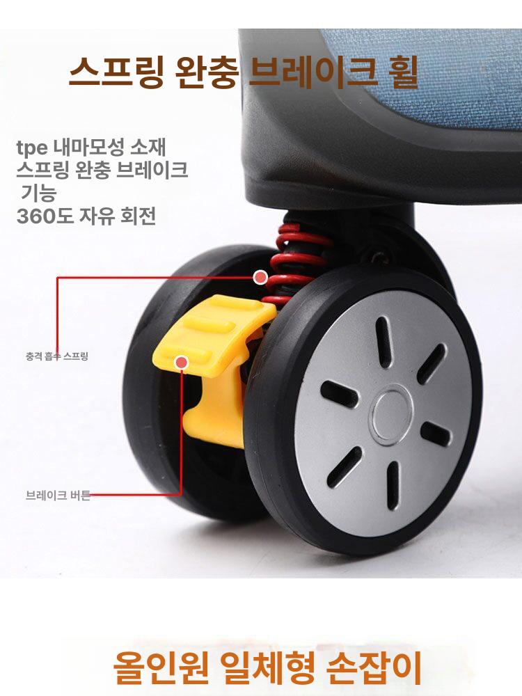 대형 캐리어 옥스포드천 가방 여행 수하물 패브릭 소프트 여행가방 천캐리어 방수 확장형 - 상세 이미지 4