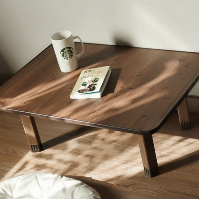 티케 원룸 접이식 좌식 밥상 책상 테이블 (소소) (소)