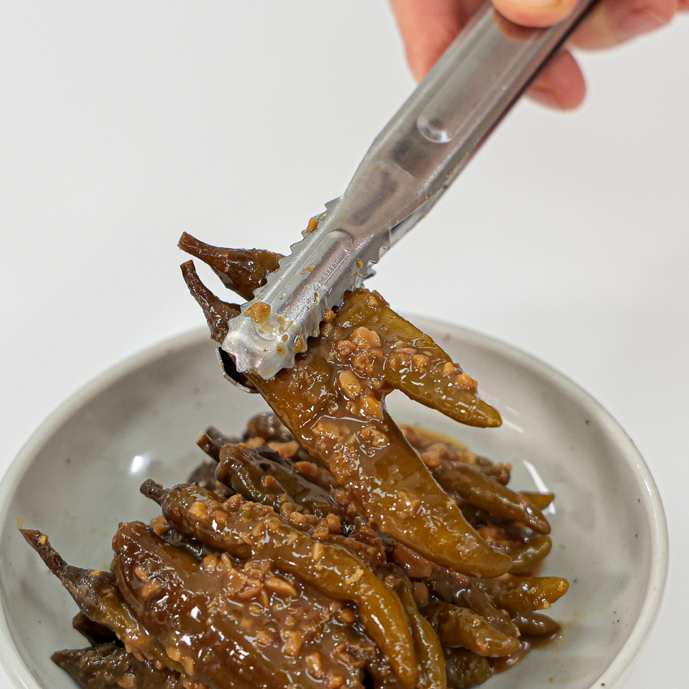 삭힌고추무침 청양 된장고추 장아찌 국산 짱아찌 순창 장담아 1kg, 1개 이미지 7