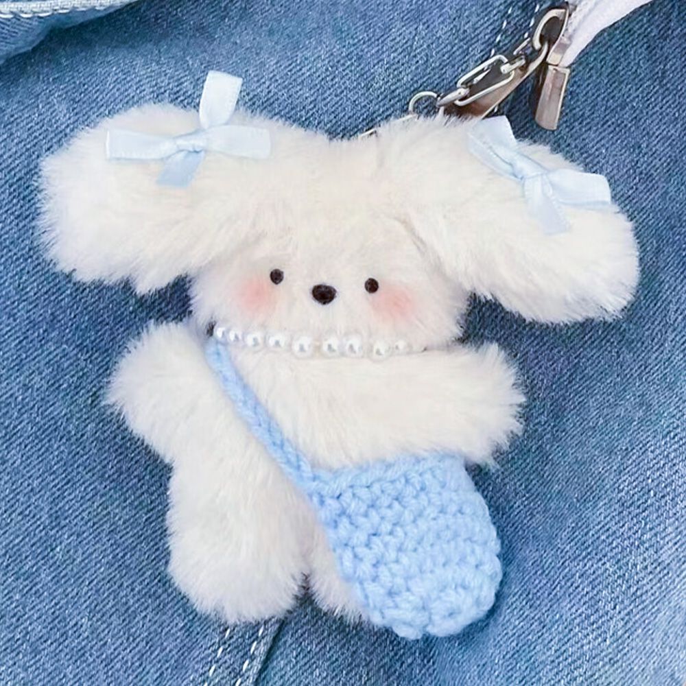 말티즈 키링 강아지 인형 토끼인형키링 옷 봉제인형 백참 봉제키링 백꾸 가방키링 백팩키링 이미지 6