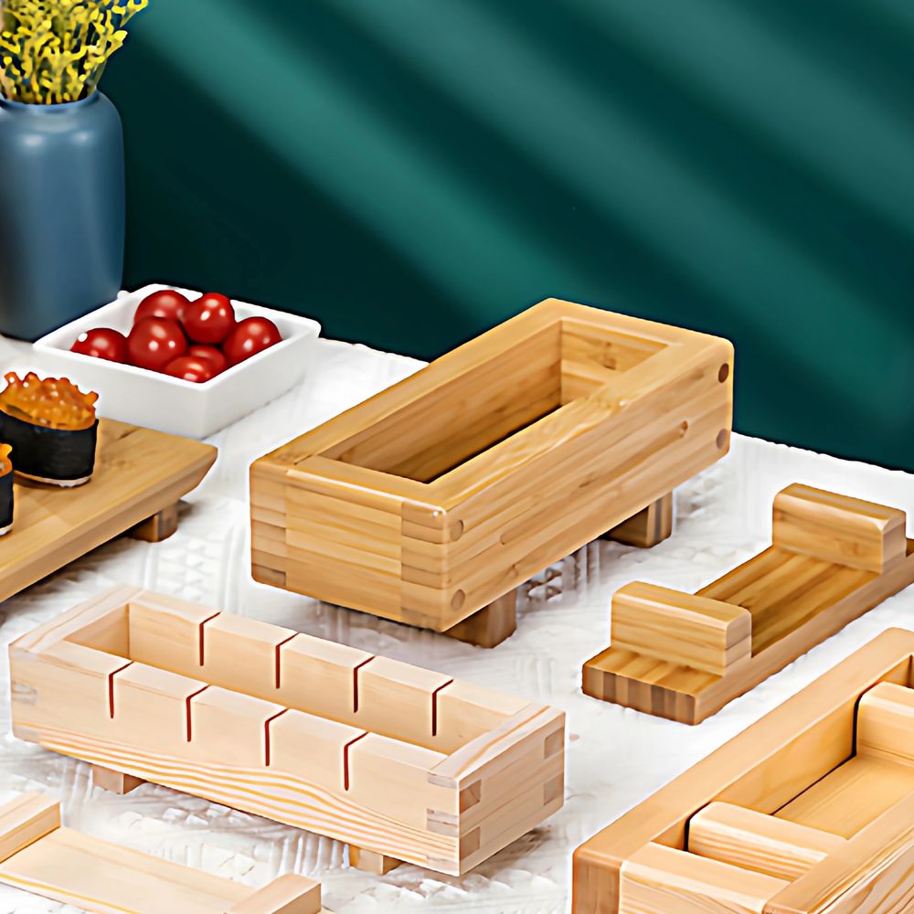 리멤버셀 누름초밥 비 스시틀 압착 목재 네모김밥 초밥 우드 봉 A. 새로운 나무 초밥 틀 - 상세 이미지 2