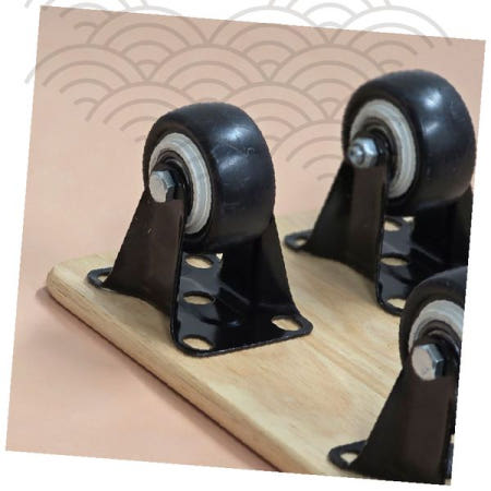 가구 이동 바퀴 고무 휠 철제 고정형 받침대 목공 공방 작업대 테이블 의자 하단