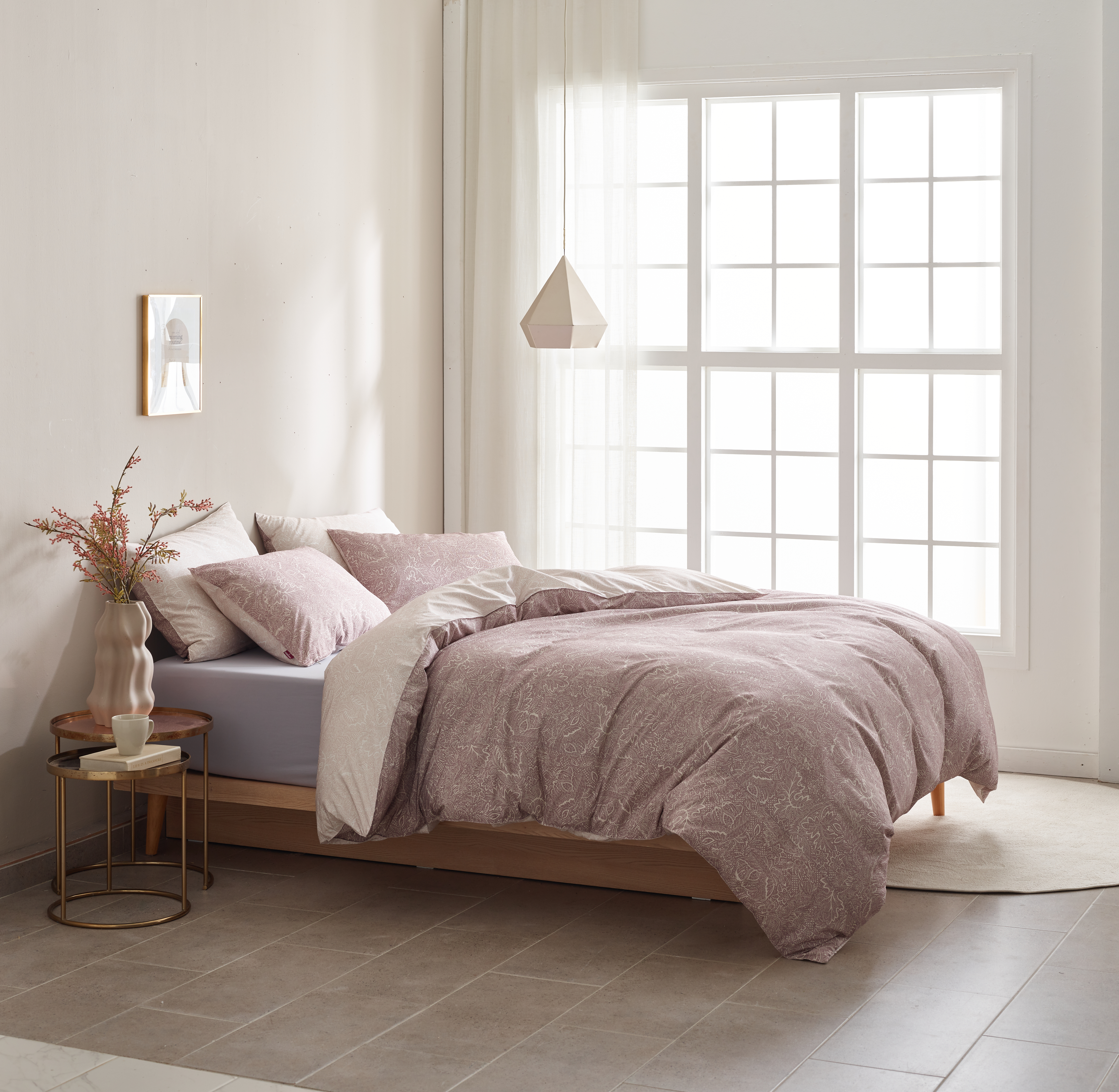 먼지 없는 알러지 케어 일체형 헝가리 구스 차렵이불 [겨울용]