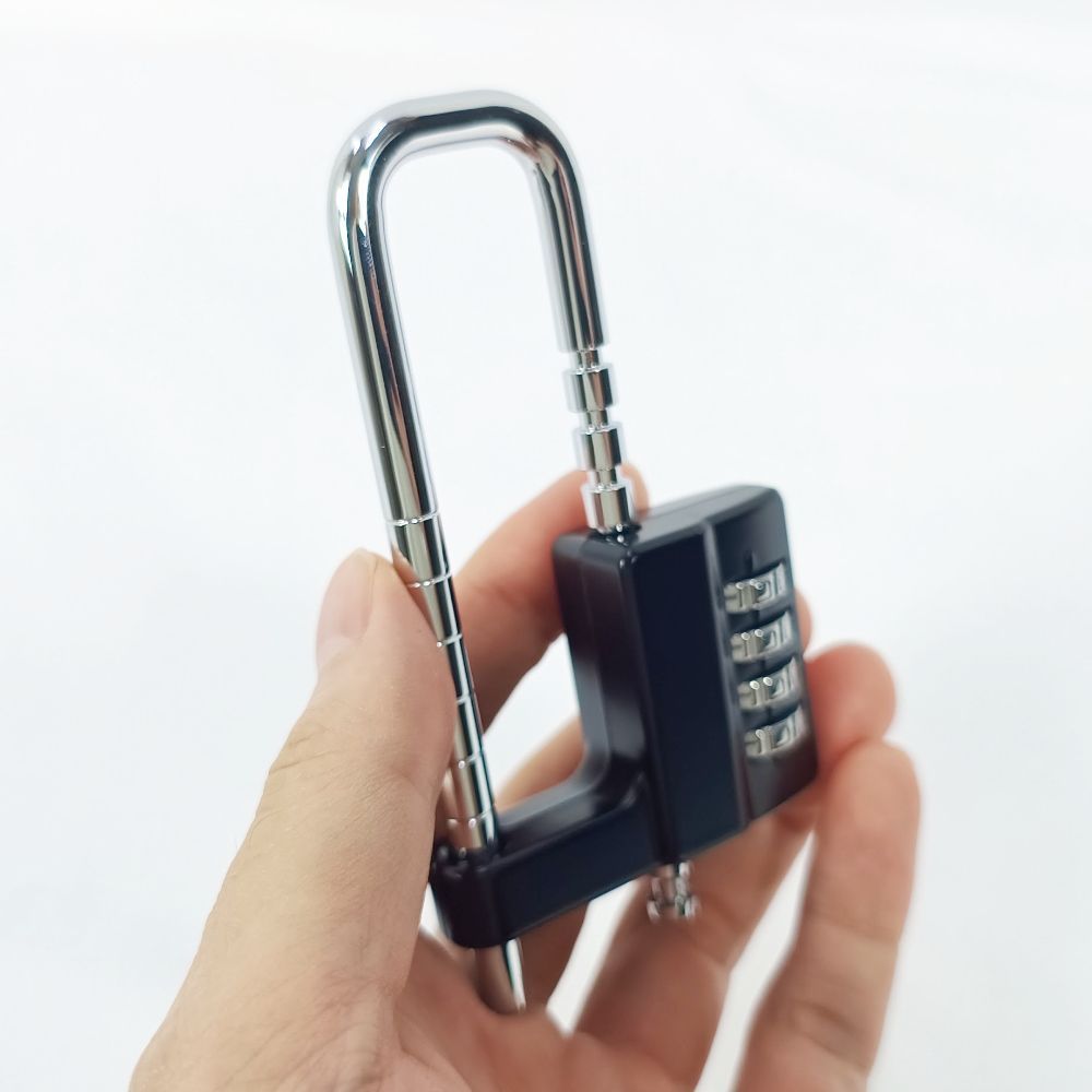 롱고리 번호 자물쇠 긴고리 U락 - 상품 이미지