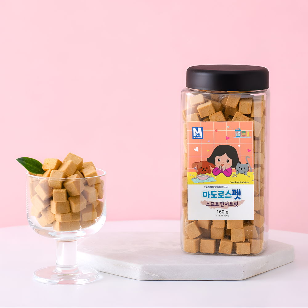 네이버 마도로스펫 소프트연어트릿 160g 동결건조간식