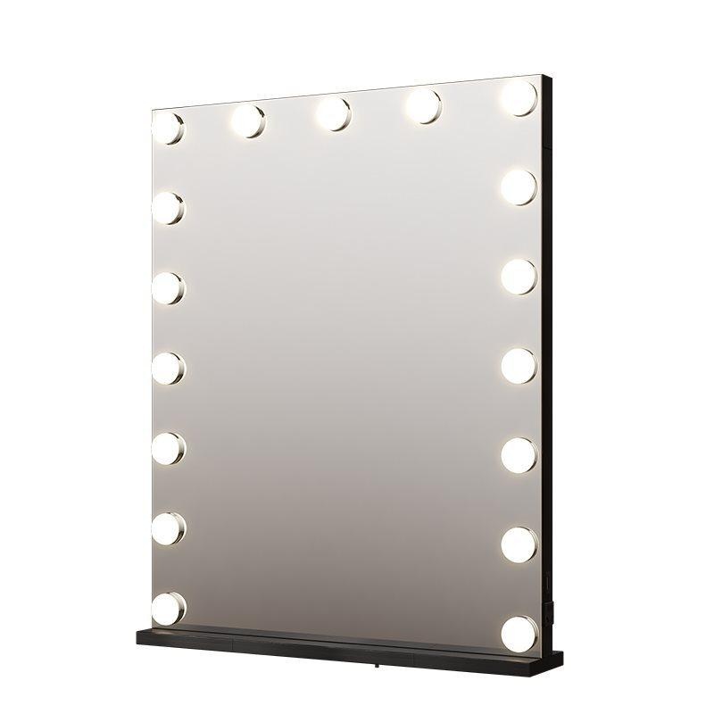 led 화장대 거울 탁상용 메이크업 조명 대형 뷰티샵 가로형 80x65cm 3색온도 - 상세 이미지 3