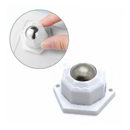 가구 이동 바닥 긁힘 방지 회전 구조 하중 분산 원형 바퀴 부착 캐스터