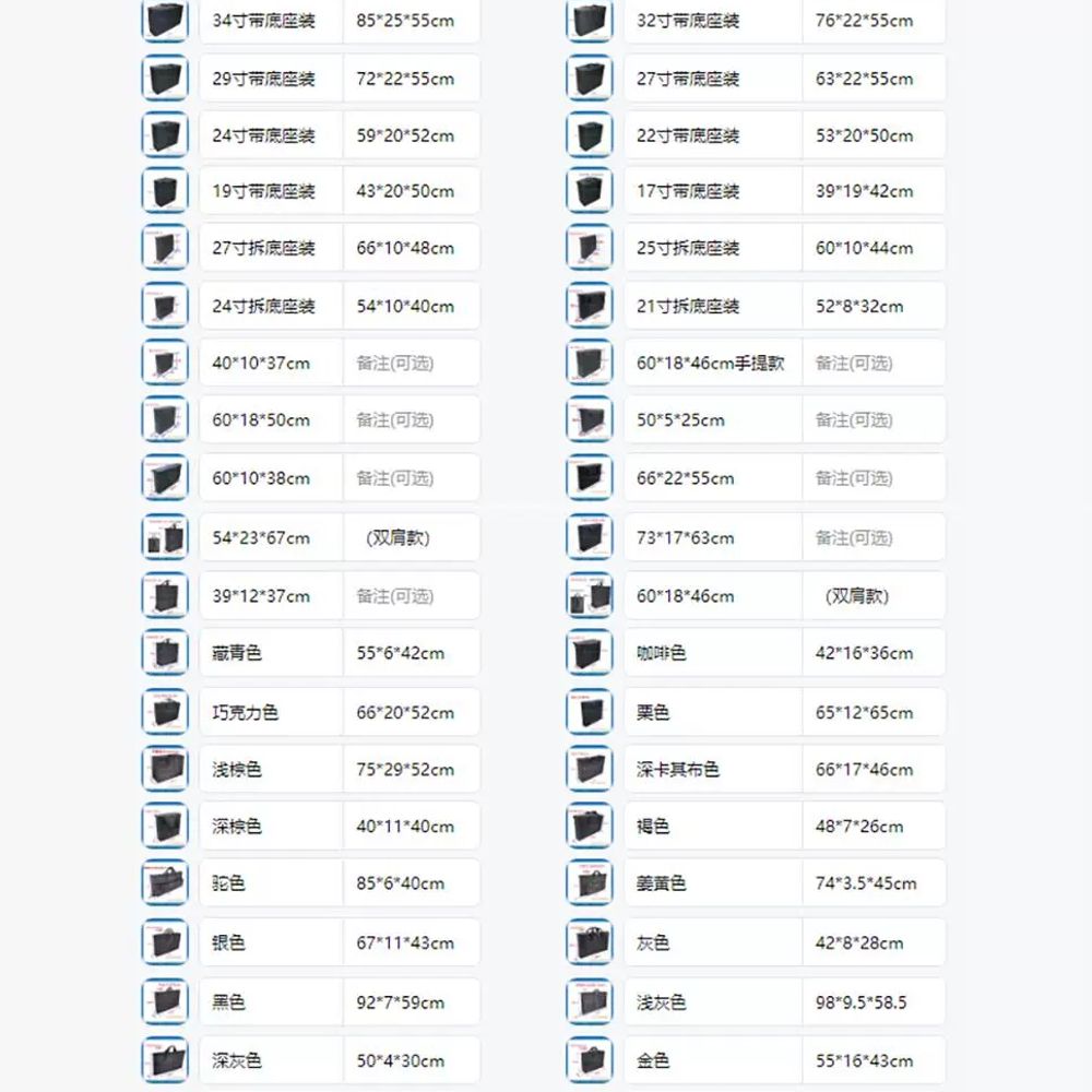 리멤버셀 모니터가방 24인치 27인치 수하물 여행 노트북 케이스 안전 손잡 A. 모두 블랙 - 상세 이미지 3