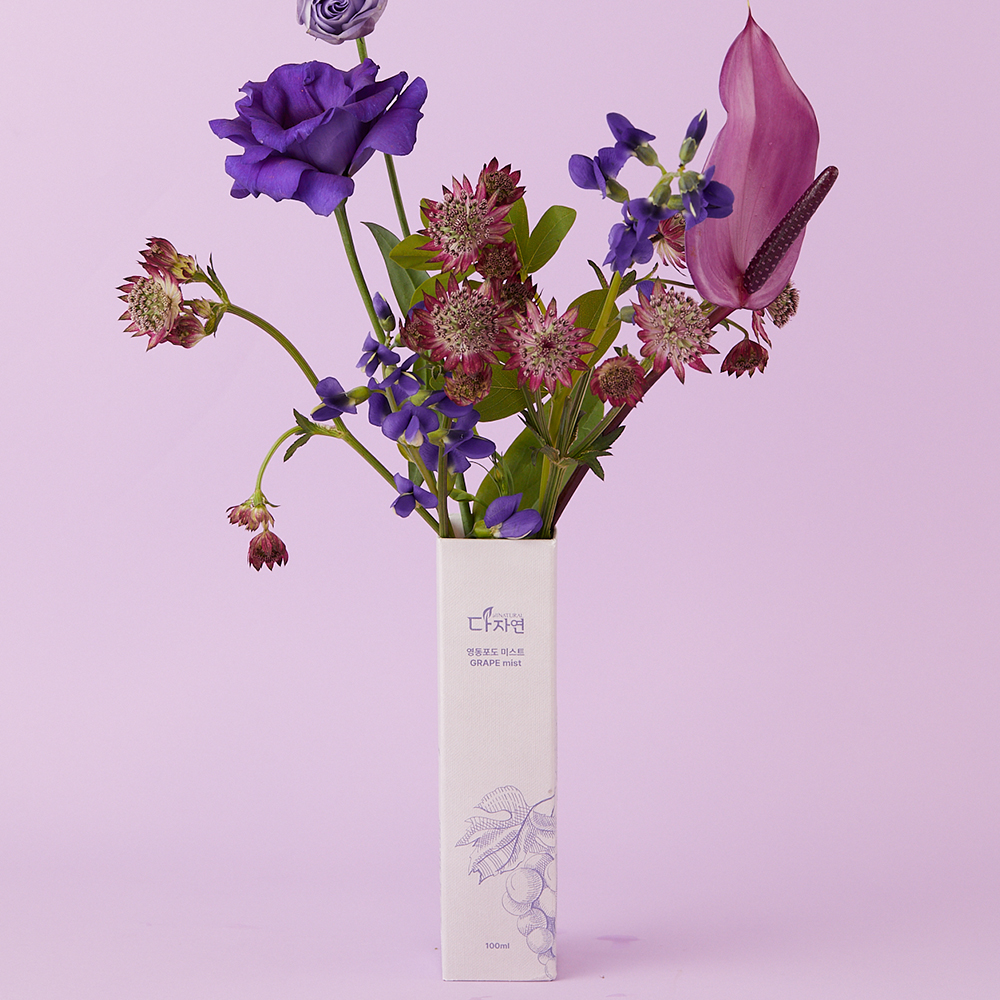 자연의벗 다자연 영동 포도 미스트 100ml 수분 생기 보습 자연 화이트닝 페이스 이미지 6