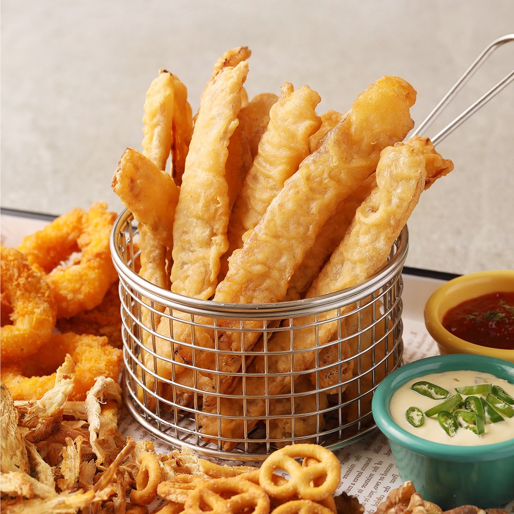 [푸딩팩토리] 덴푸라 건쥐치튀김 1kg 쥐치포 후라이드 쥐포 안주 간식 에어프라이어 조리 - 상품 이미지