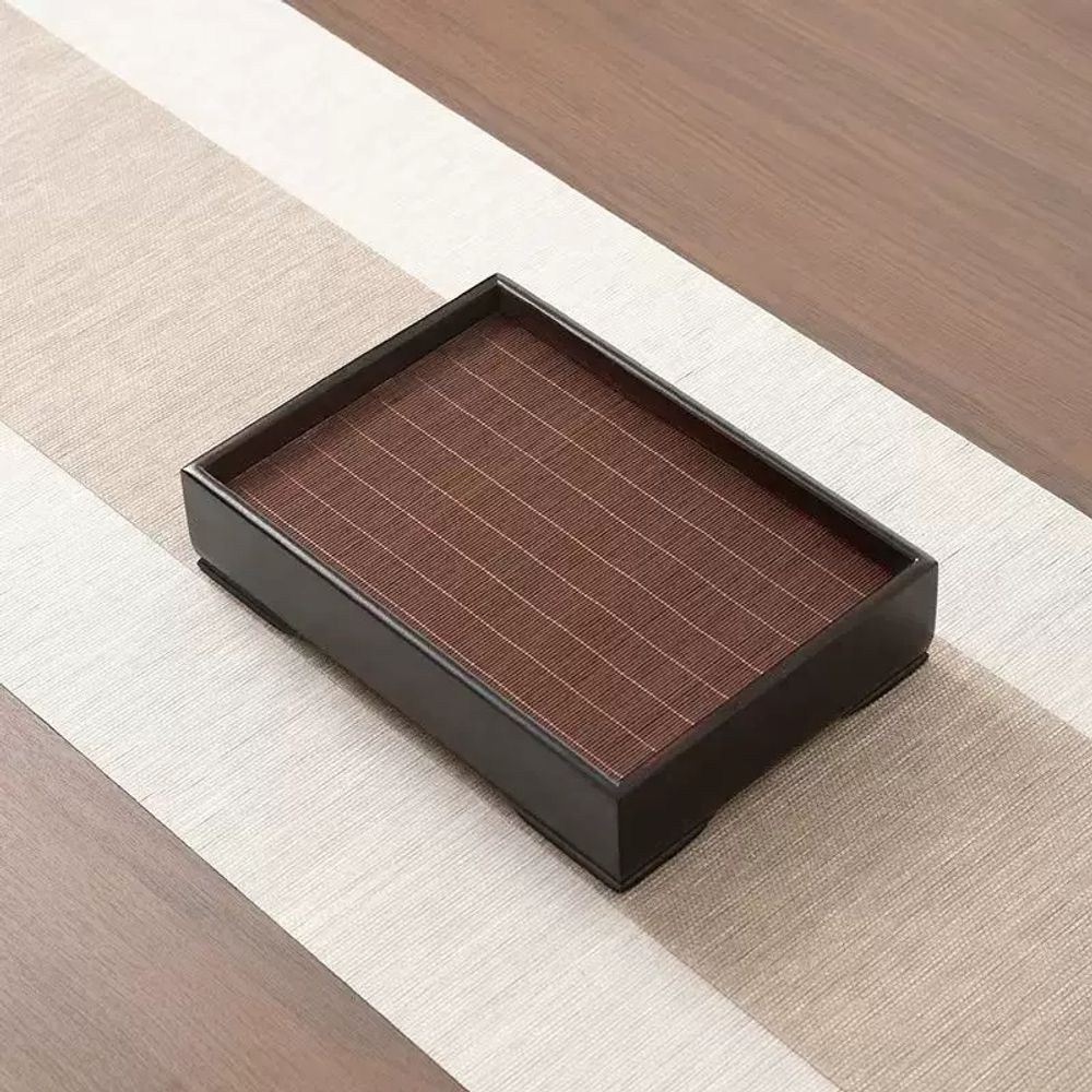 리멤버셀 수납형 대나무살 다도차판 인용 A. 롤러 셔터 티 트레이 S사이즈 27195 cm - 상세 이미지 3