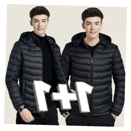 남성 경량 패딩 조끼 겨울 방한 등산 낚시 아우터 빅사이즈 투톤 배색