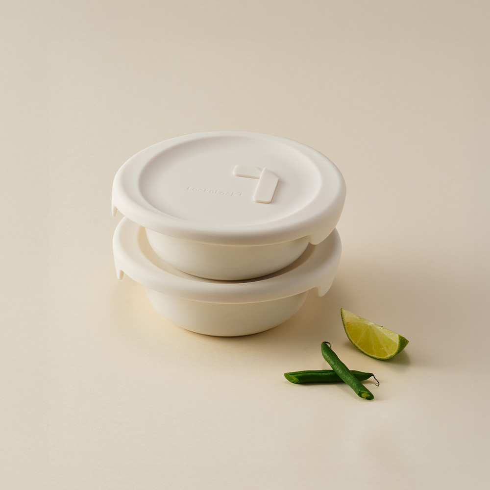 락앤락 리뉴얼 바로한끼 도자기 밥용기 250ml 2개세트 (LLC301S2) 상세 이미지 2