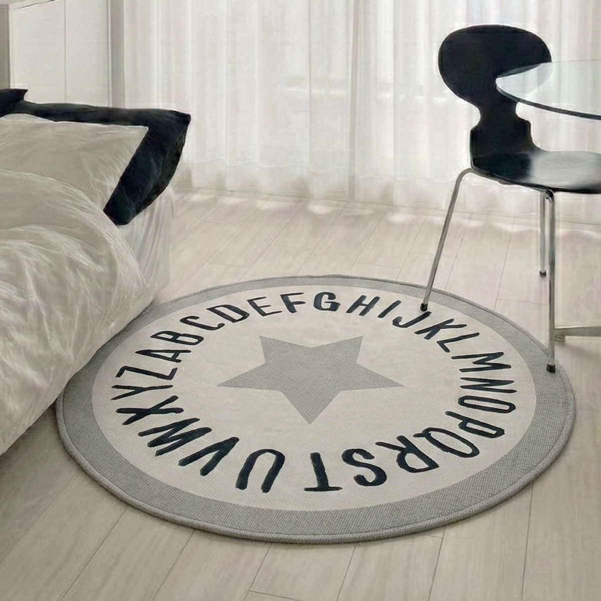 워셔블러그 단모 먼지없는 사계절 방수 어반 대형 침실 식탁 러그