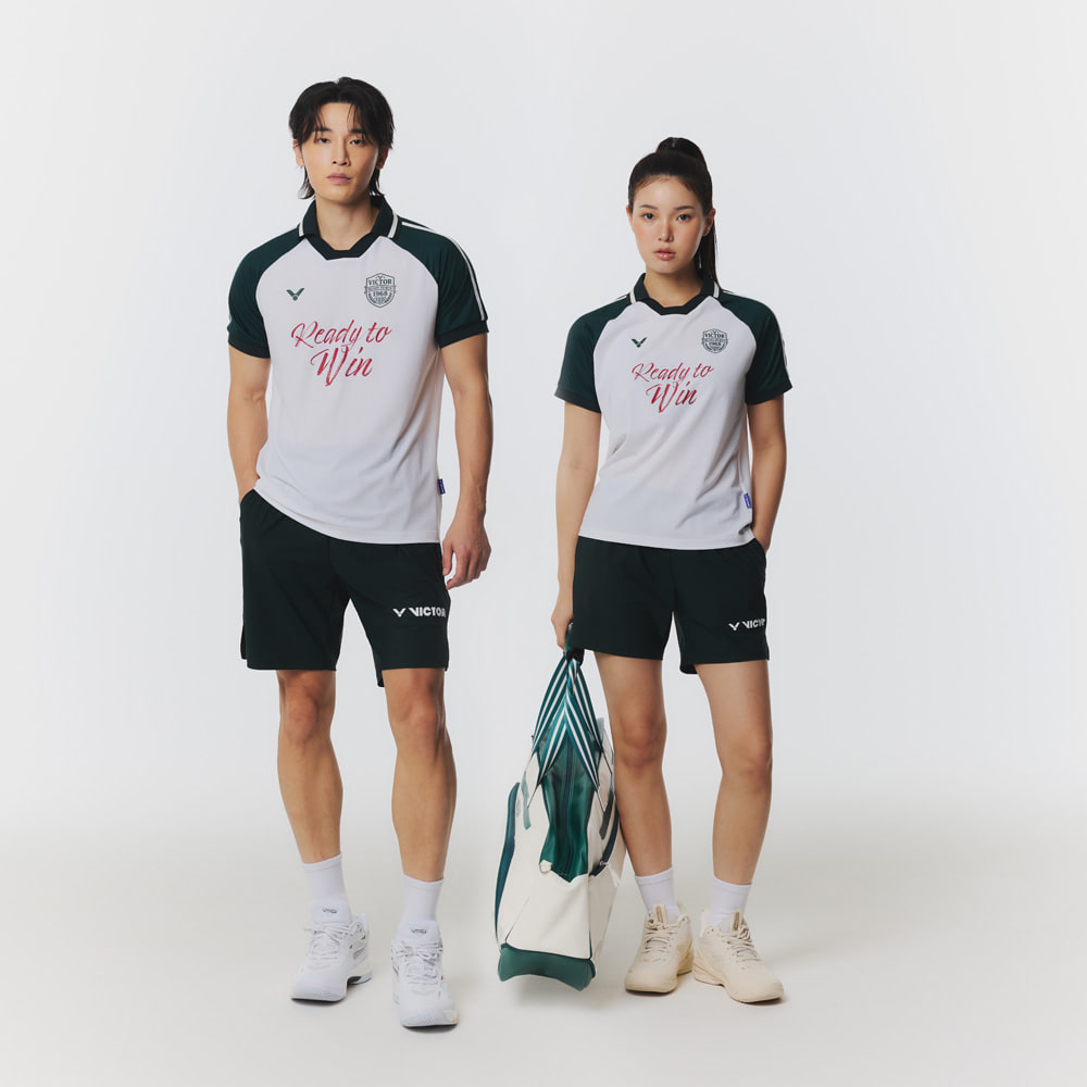 빅터 카라 반팔 티셔츠 VT26ATS002M VT26ATS002F 2026 SS 아울렛 - 상세 이미지 4