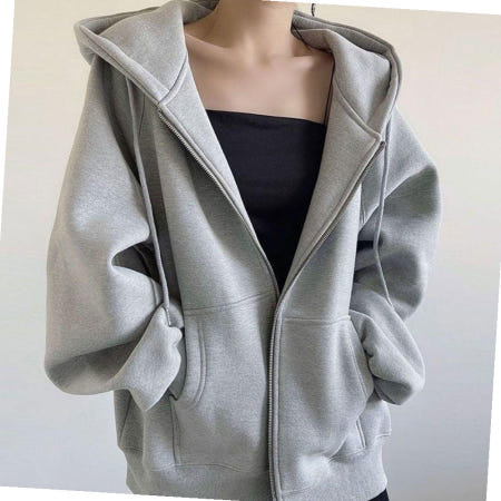 JTcorp. 여성맨투맨 무지 후드집업 좋은 신축성 쌀쌀할때 캐주얼