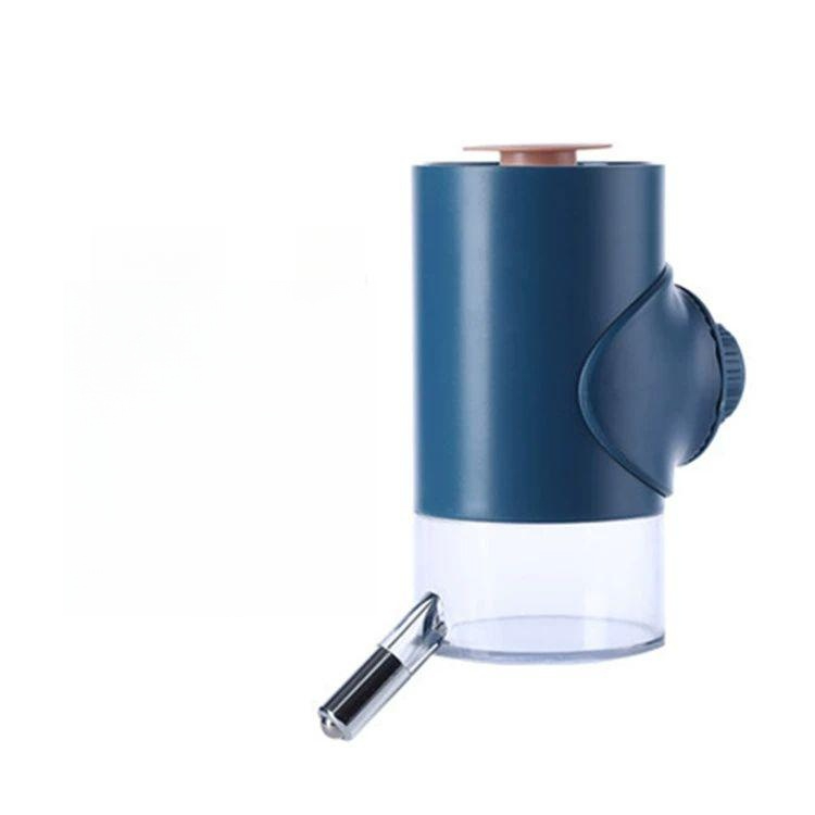 걸이식 케이지용 물그릇 디스펜서 반자동 대형견용 반려견 500ml 클래식 블루 - 상품 이미지