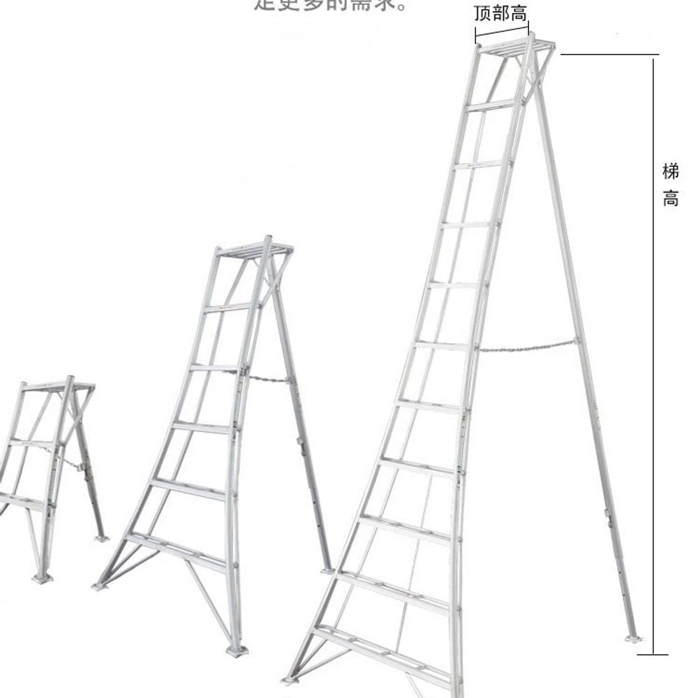 리멤버셀 과수원사다리 발판 원예 전지용 작업 G. 8단계 2.74미터, A. 단면 사다리 - 상세 이미지 2
