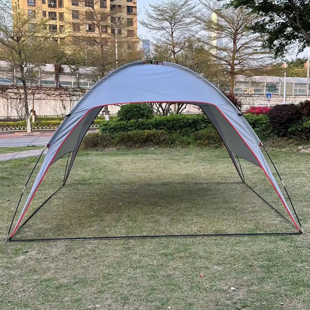 리멤버셀 자동 돔 텐트 리빙쉘 텐트 쉘터 블랙코팅 대형 원터치 A. 카키색332.1미터 - 상세 이미지 4