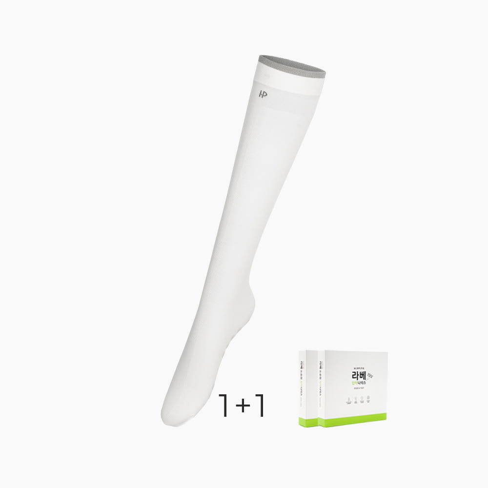 힙핑크 1+1 라베 골프 니삭스 종아리 압박스타킹 여성골프양말 - 상품 이미지