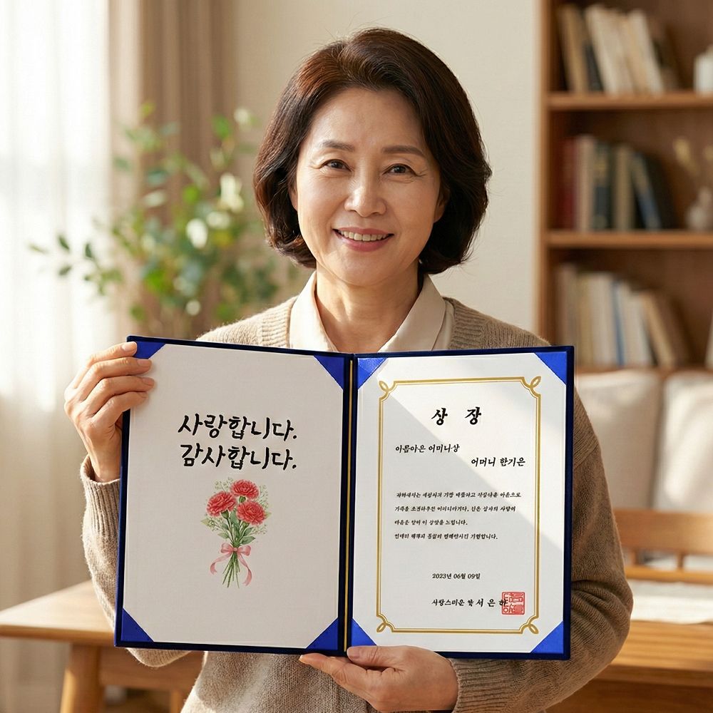 상장만들기 케이스 상장 용지 임명장 졸업장 제작 수료증 위촉장 인쇄 출력 주문 - 상품 이미지