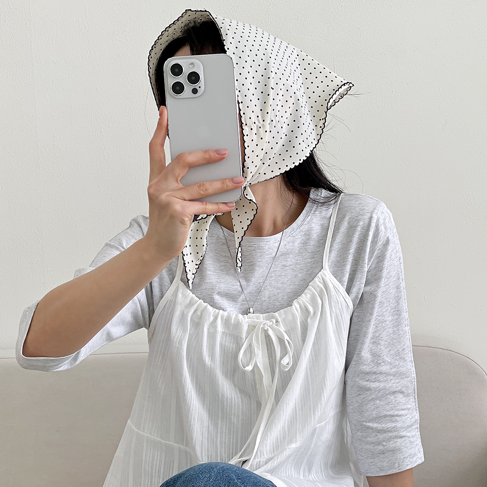 도트스카프 반다나스카프 목수건 이미지 7